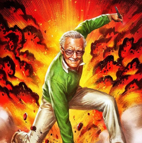 Stan Lee Excelsior! Marvel Art Print unframed by Sideshow Collectibles